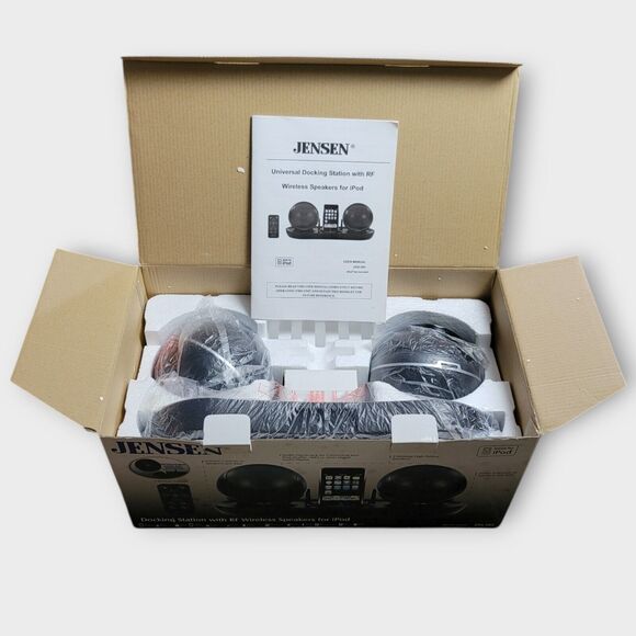 Jensen Universal Docking Station with RF Wireless Speakers for iPod Jiss-585 - Picture 2 of 9